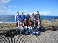 The LTP team at the Atlantic beach of Porto
