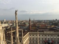View from the roof of Milan Cahtedral
